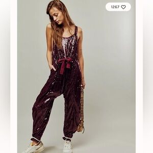 NWOT FREE PEOPLE Love Again Harem One-Piece 032